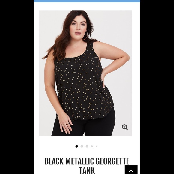 Torrid Georgette tank - Picture 1 of 2